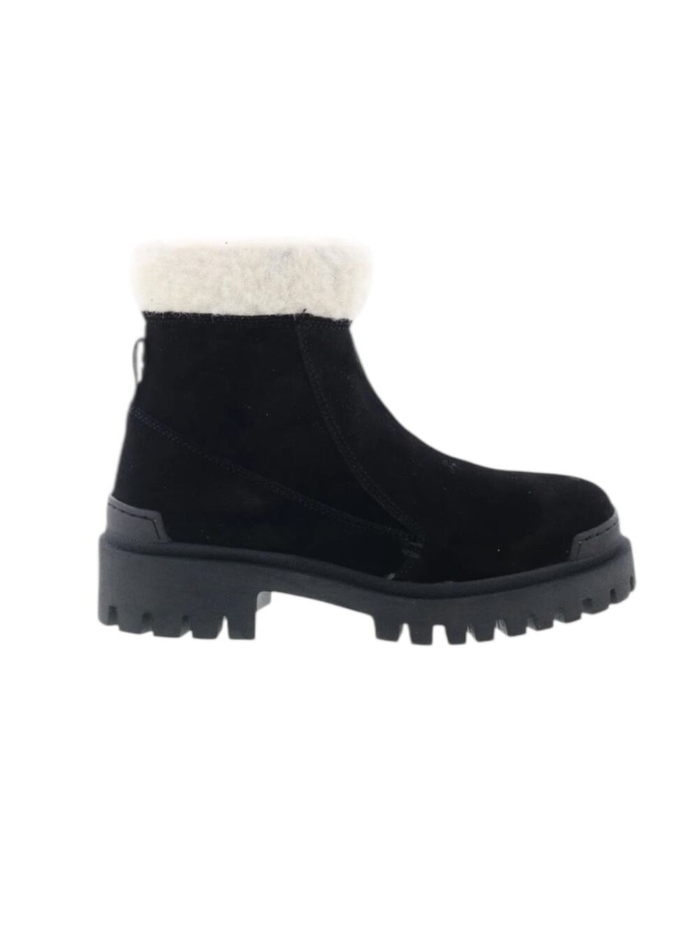 NWOT Miz Mooz Hessy Black Suede Zipper Boots – EU39/US8.5-9
